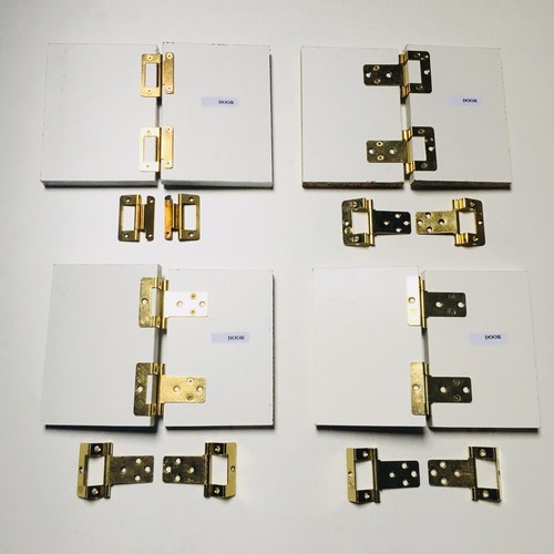 Single cranked flush hinges - single,