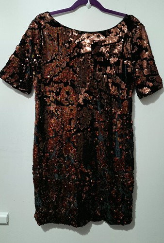 Topshop copper sequin - topshop,