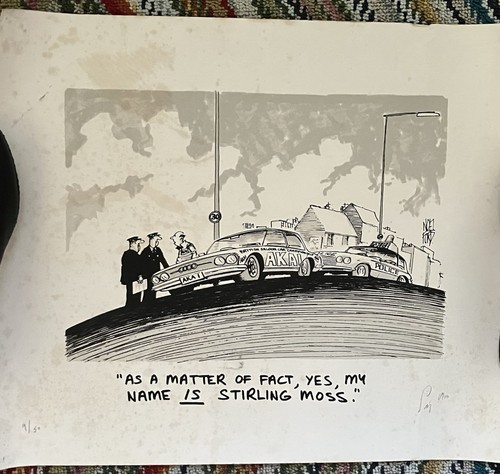 Stirling moss signed - stirling, ltd