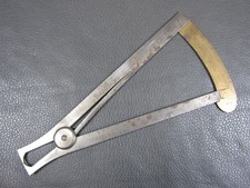 Vintage ornate brass & steel