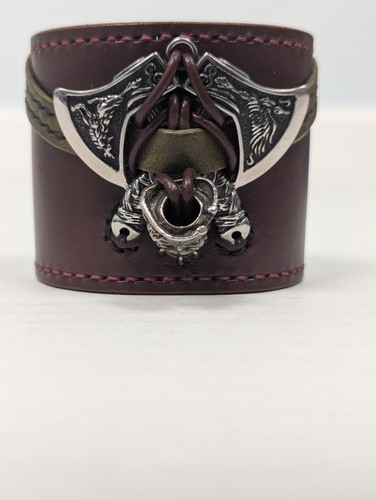 Handmade leather wrist - wrist, cuff
