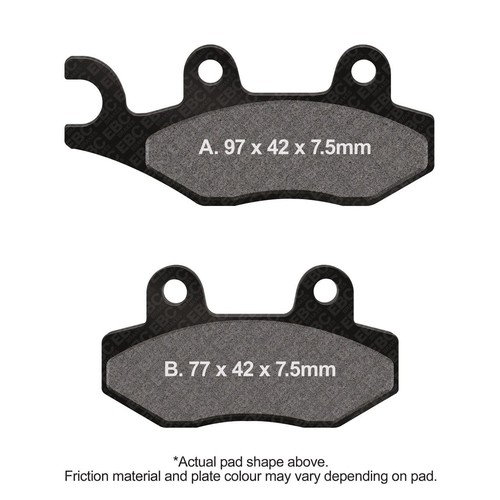 Ebc motorcycle brake pads - ebc,