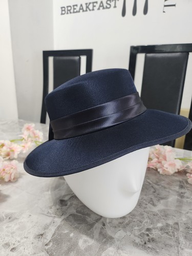 Vintage bhs hat navy blue - navy,