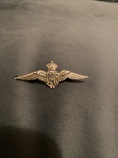 A Beautifully Detailed Real Silver Original RAF Sweetheart Badge Brooch - WW2?