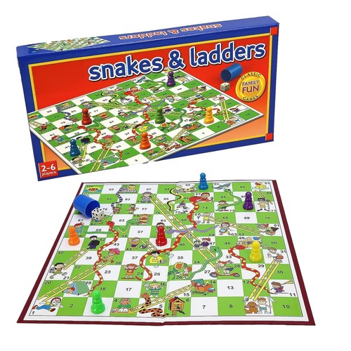 Snakes ladders game foldable - snakes,