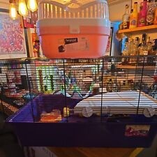 Extra Large Wire Purple Pets At Home Hamster Cage & Accessories