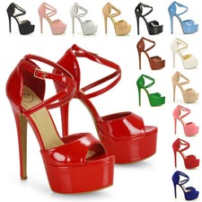 Womens Strappy Platform