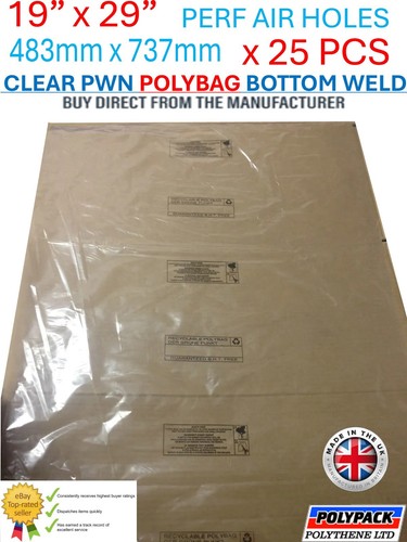 X25 large clear polythene - large,