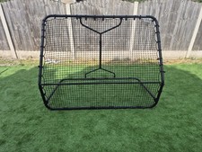 RapidFire Mega Football Rebounder 5x6ft or 7x8ft | Foldable Net Trainer | Kids &