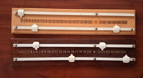 Snooker teak score board - teak,
