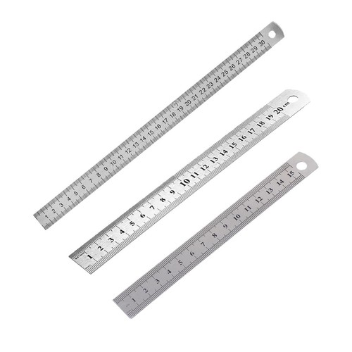 Double side metal - side, ruler