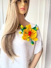 felted wool merino   brooch