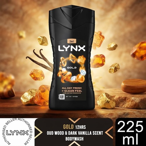 Lynx gold shower - shower, 225ml