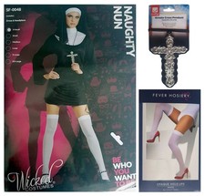 NUN DRESS + HEADRESS + CROSS +