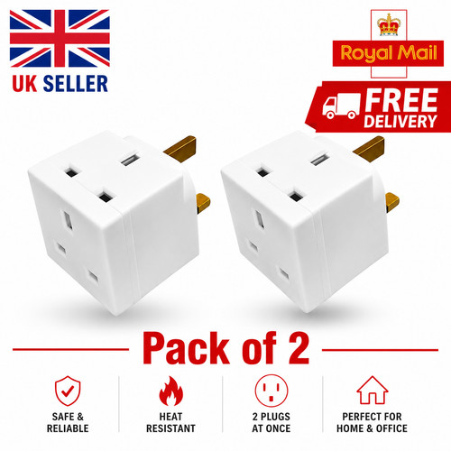 Way pin adaptor 13 amp - 2,