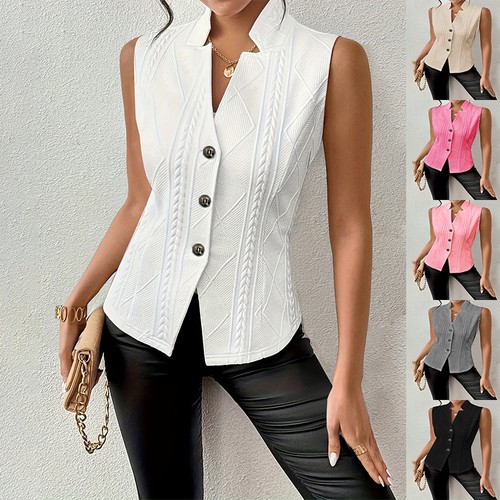 Ladies waistcoat sleeveless - ladies,