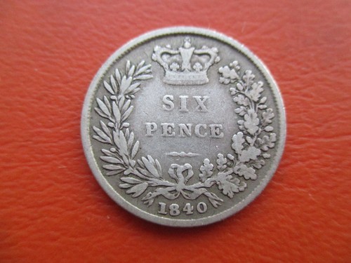 1840 sixpence queen victoria - sixpence,