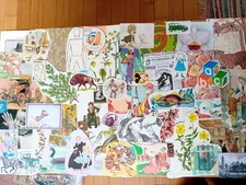 100 Vintage Paper Scraps Ephemera Paper Crafts Scrap Books Collage Junk Journals