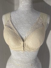 Cream Stretchy Front Fastening