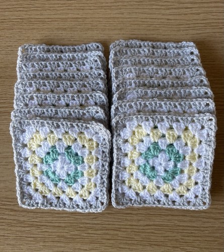 Handmade crocheted granny - crocheted,