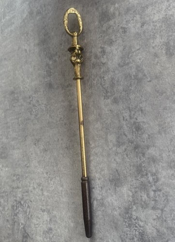 Vintage brass fireplace - brass,