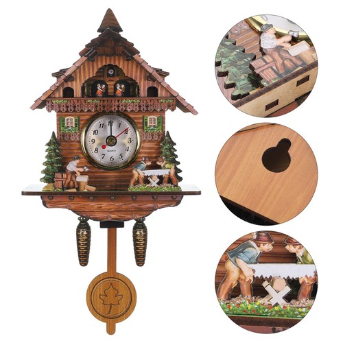 Wooden pendulum wall clock - pendulum,