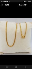 Unisex 22ct dubai gold chain - 22ct,
