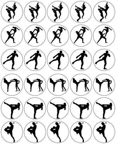 Muay thai boxing cupcake - thai,