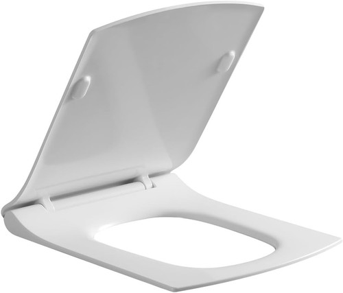 Soft close square toilet - soft,