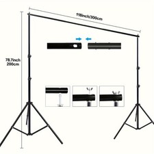 Photo Video Studio 7FT*7FT/2m*2m (WxH) T-shaped Bracket