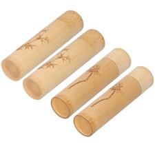 .›2Pcs Bamboo Tube Natural Environmentally Friendly Carbonized For Tea Nuts Ince