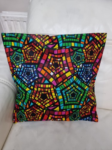 African ankara cushion throw - african,