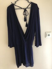 Navy Beach Playsuit