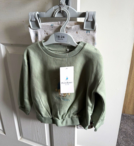 Peter rabbit green grey - m&s, green/grey