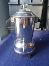 1930's Art Deco Coffee Percolator Davey Electric Chrome & Bakelite Stunning