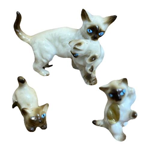 Vintage siamese cat mother - mother, &