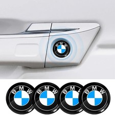 4PCS Car Door Lock Keyhole Protection Stickers Anti-blocking For BMW