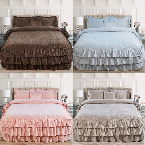 Lux 4piece matte satin bedding - 4piece,
