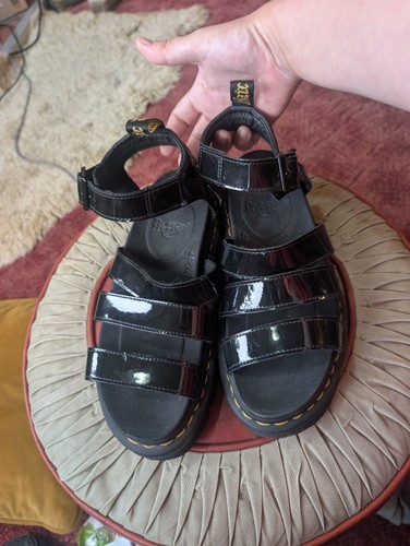 Martens blair black patent - dr,