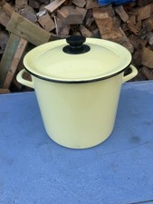 Vintage Yellow Enamel Bread