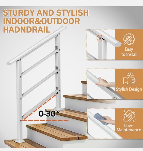 Wrought iron handrail railing - handrail,