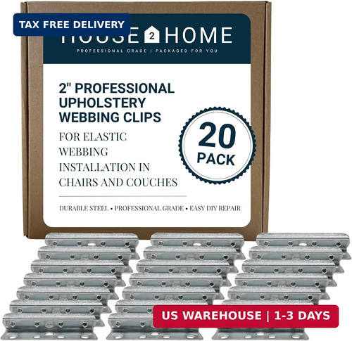 Upholstery webbing clips metal - webbing,