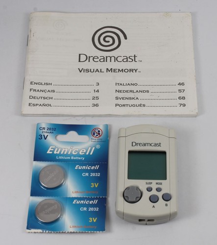 Dreamcast visual memory unit - memory,