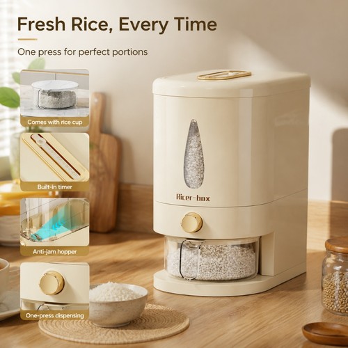 Rice dispenser airtight - rice,