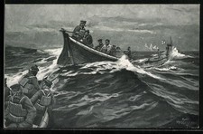 AK German Submarine Tows