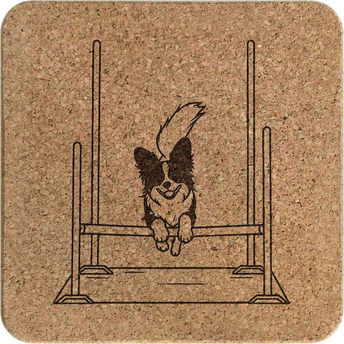 Papillon dog show square - show',