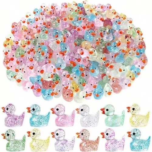 100pcs mini ducks colors - 100pcs,