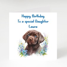 Personalised brown labrador - brown,