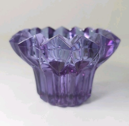 Candle holder purple - candle,