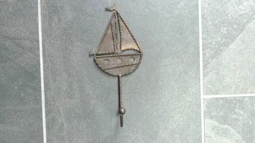 Nautical metal coat - hook,